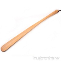 Bamber Wood Long Shoe Horn Horn Shoehorn with Thick Handle  26.8 Inches - B07B9X96NK